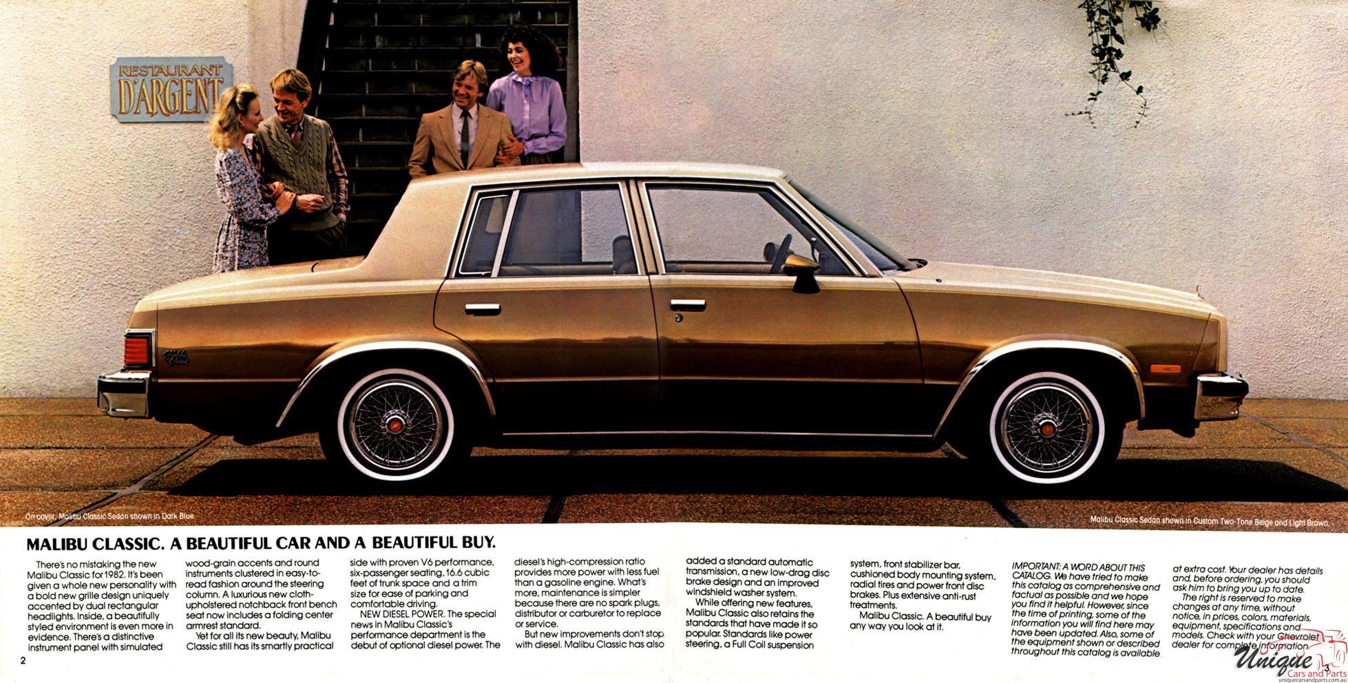 1982 Chevrolet Malibu Classic Brochure Page 5